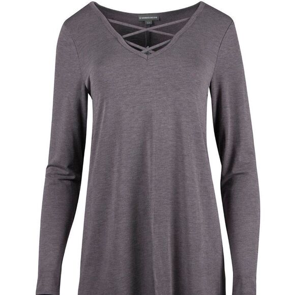 Warehouse One Long Sleeve Cage Neck Top Size Extra Small - Picture 1 of 5